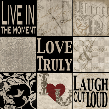 life is short 9 patch